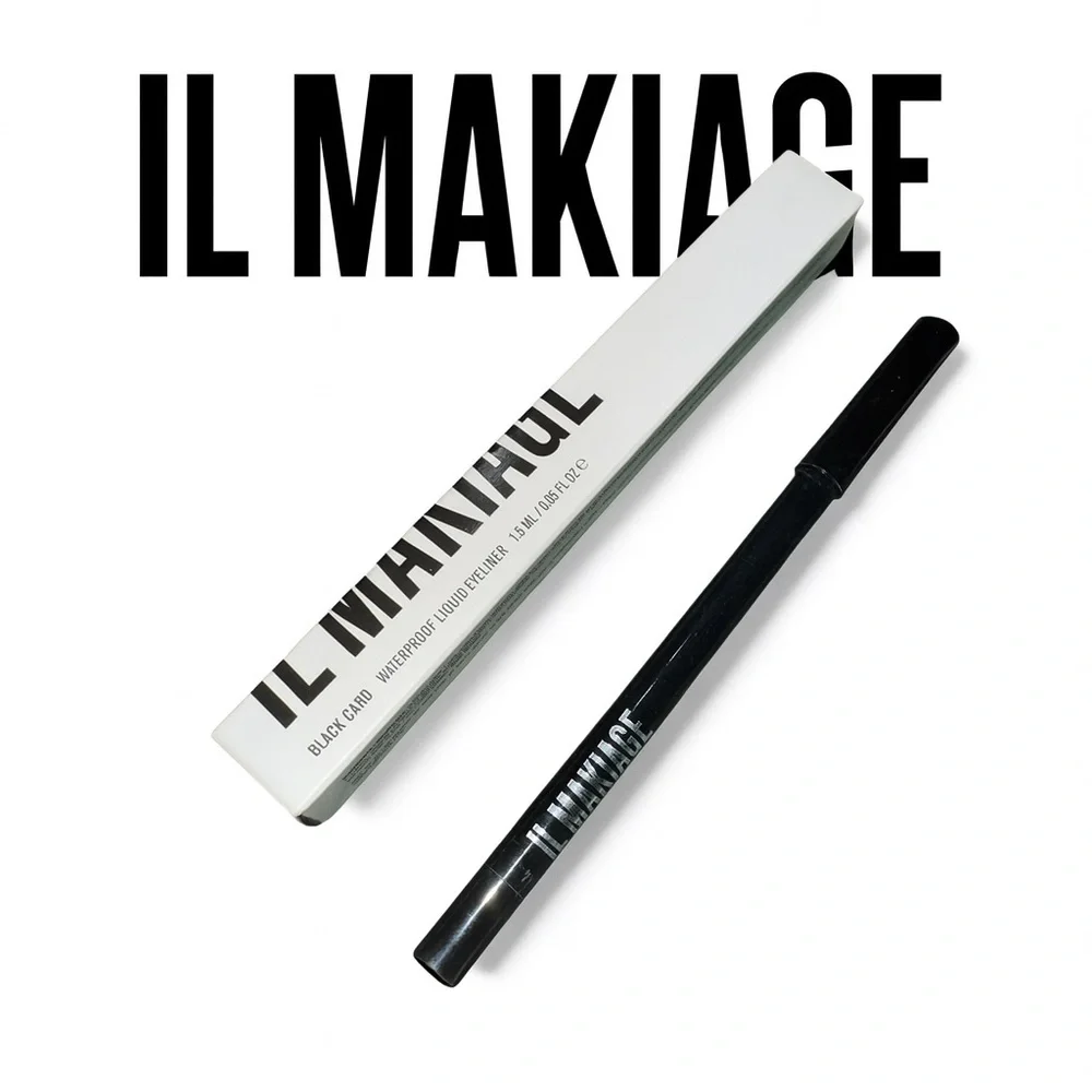 Il Makiage Black Card Waterproof Liquid Eyeliner New